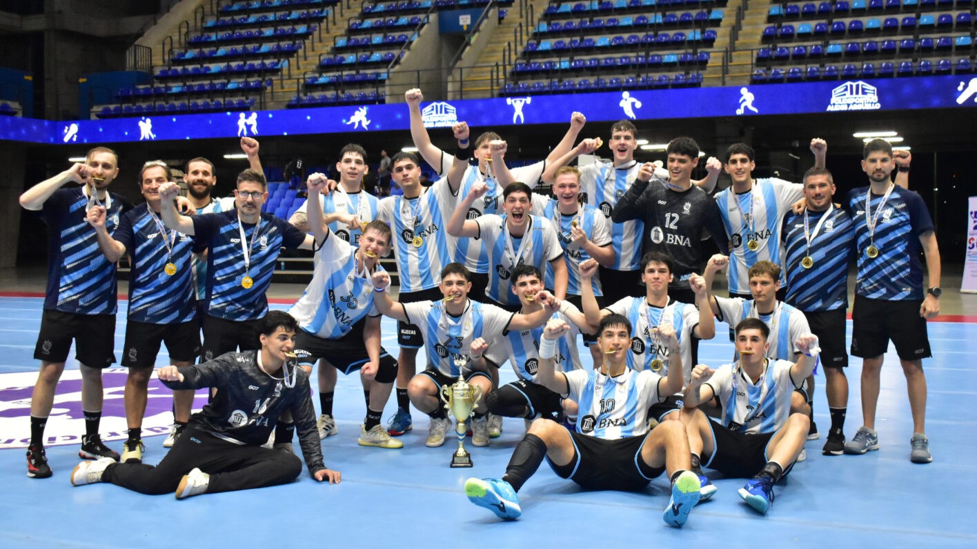 La Selección Argentina Junior de handball campeón sudamericano