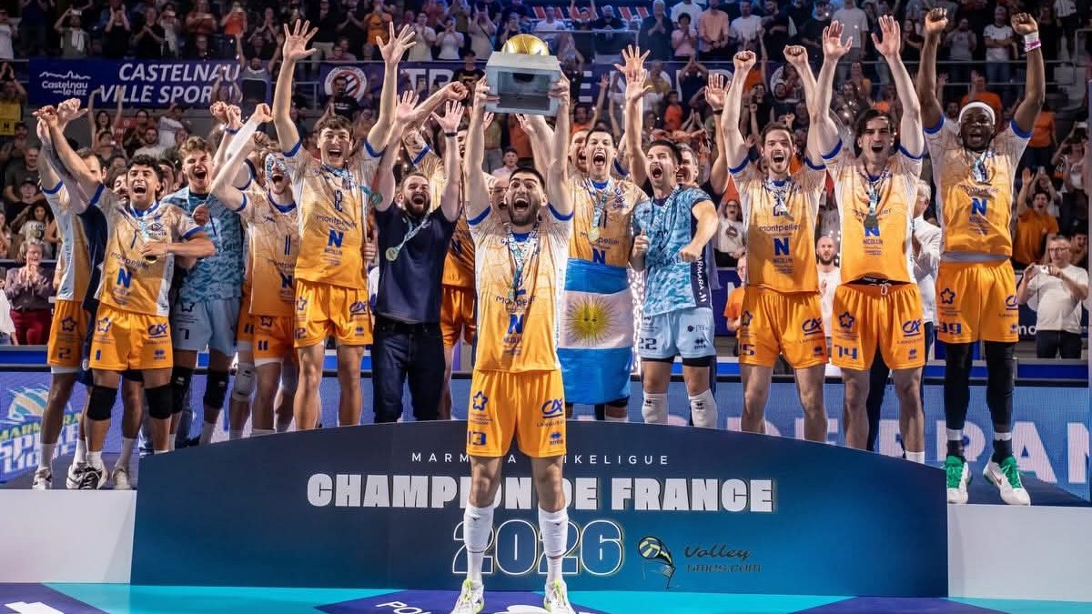 ¡Rey de Francia! Mati Sánchez brilló y se coronó campeón con el Montpellier