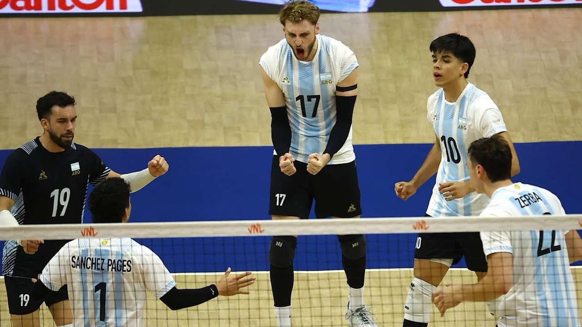 Tropezón en la VNL: Argentina cayó ante Irán con presencia sanjuanina