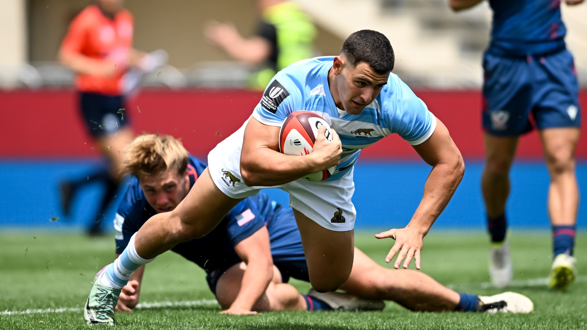 Mundial M-20: Goleada histórica de Los Pumitas en el debut con try del sanjuanino Manuel Cúneo
