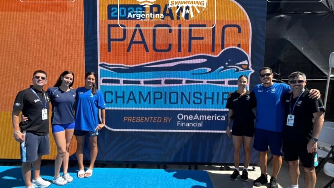 ¡A la pileta! Cuatro nadadores argentinos compiten en el Campeonato Pan Pacífico